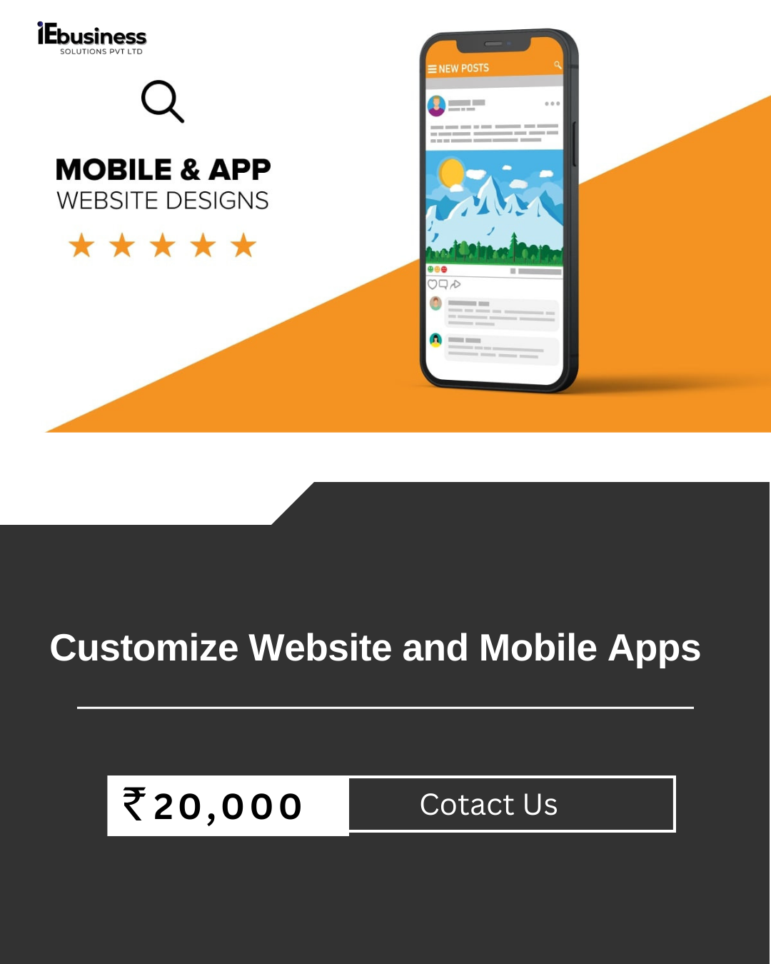 Customize Website and Mobile Apps